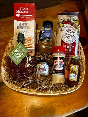 VT Gift Basket - Vermont Sugar And Spice Maple Syrup - Breakfast